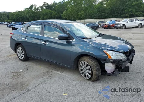 2014 Nissan Sentra S z USA, uszkodzony, nr VIN 3N1AB7APXEY294560